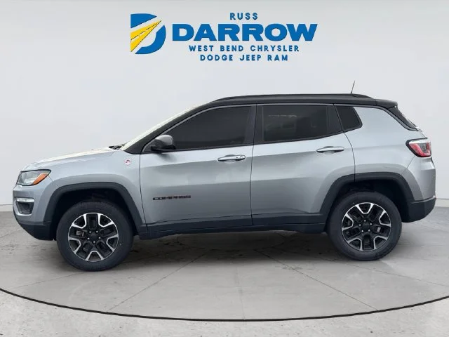 Used 2020 Jeep Compass Trailhawk with VIN 3C4NJDDB0LT177614 for sale in West Bend, WI