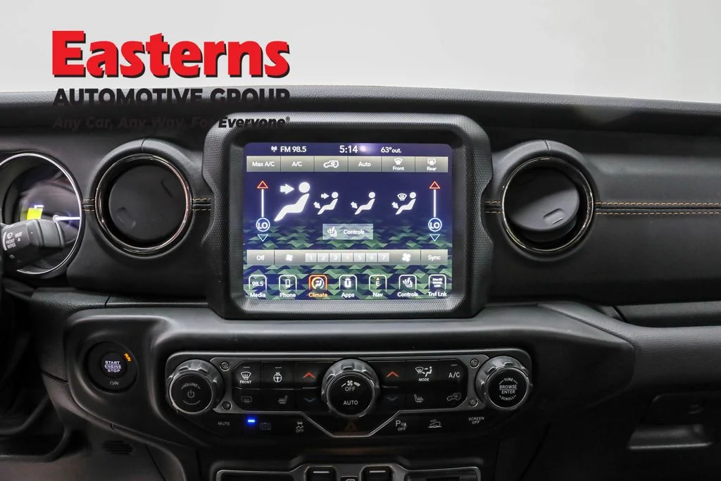 Used 2021 White Jeep Unlimited Sahara High Altitude 4xe image 12