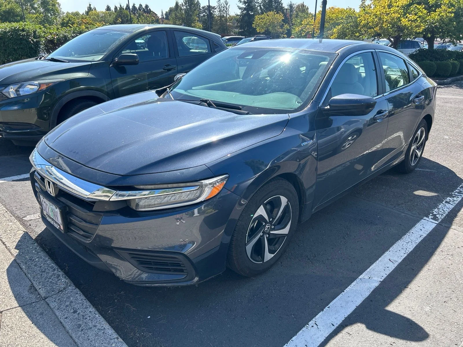 Used 2022 Cosmic Blue Metallic Honda EX image 1