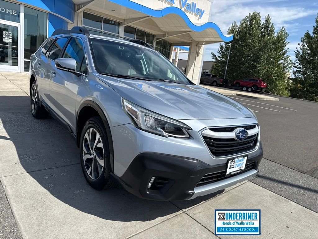 Used 2020 Ice Silver Metallic Subaru Limited image 1