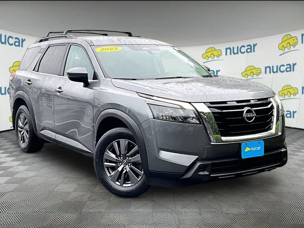 Used 2023 Gun Metallic Nissan SV image 1