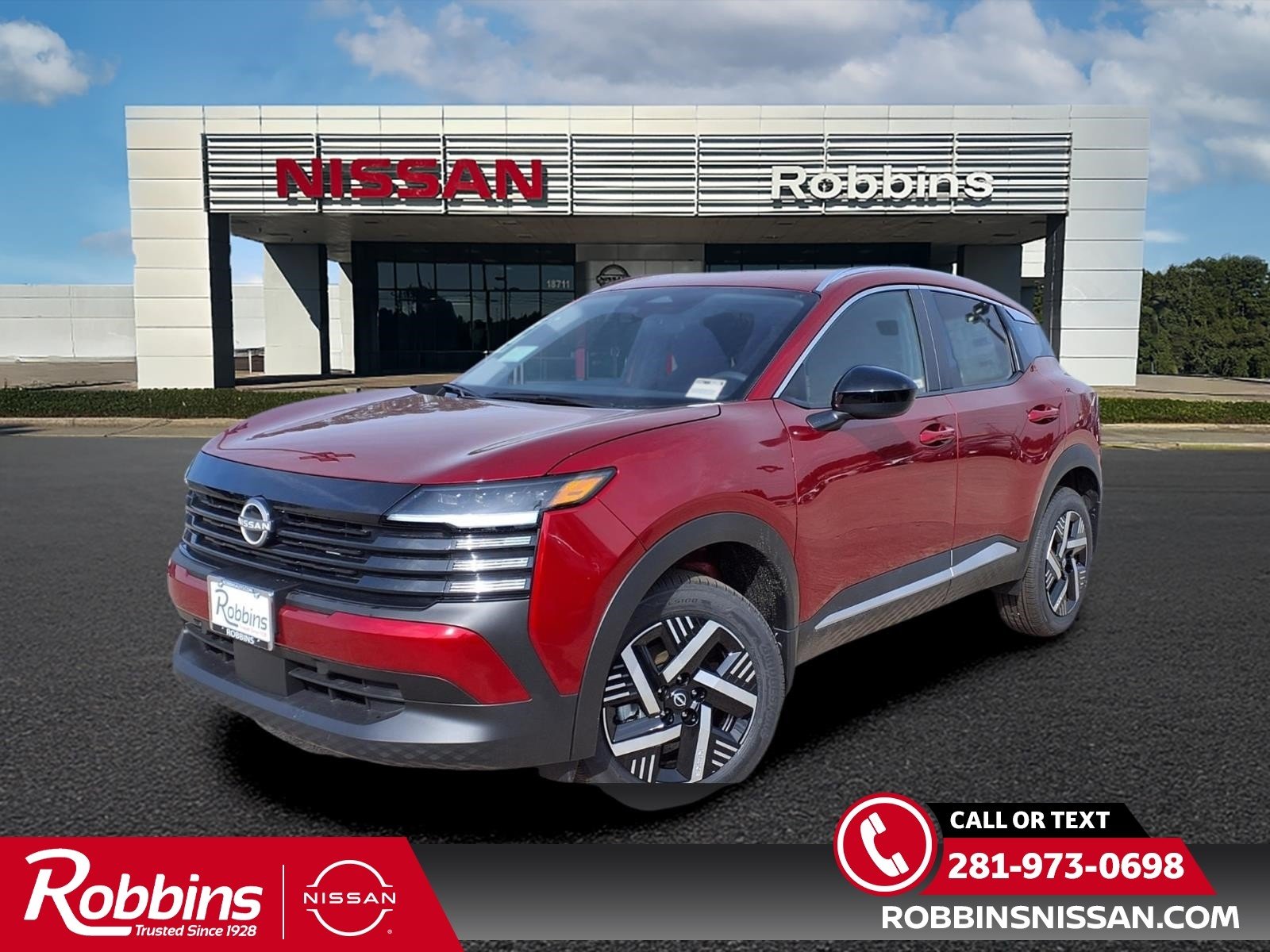 2026 Nissan Kicks SV Red at Robbins Nissan