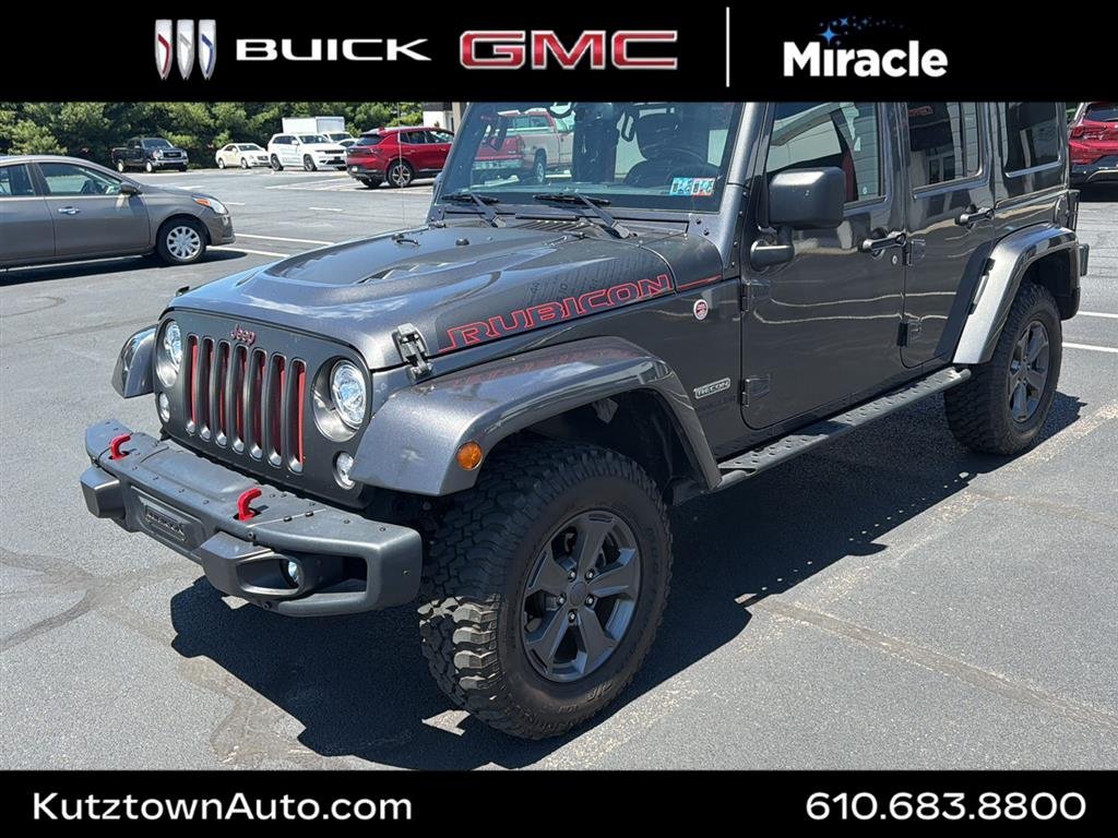 Used 2017 Granite Crystal Metallic Clearcoat Jeep Rubicon Recon image 1