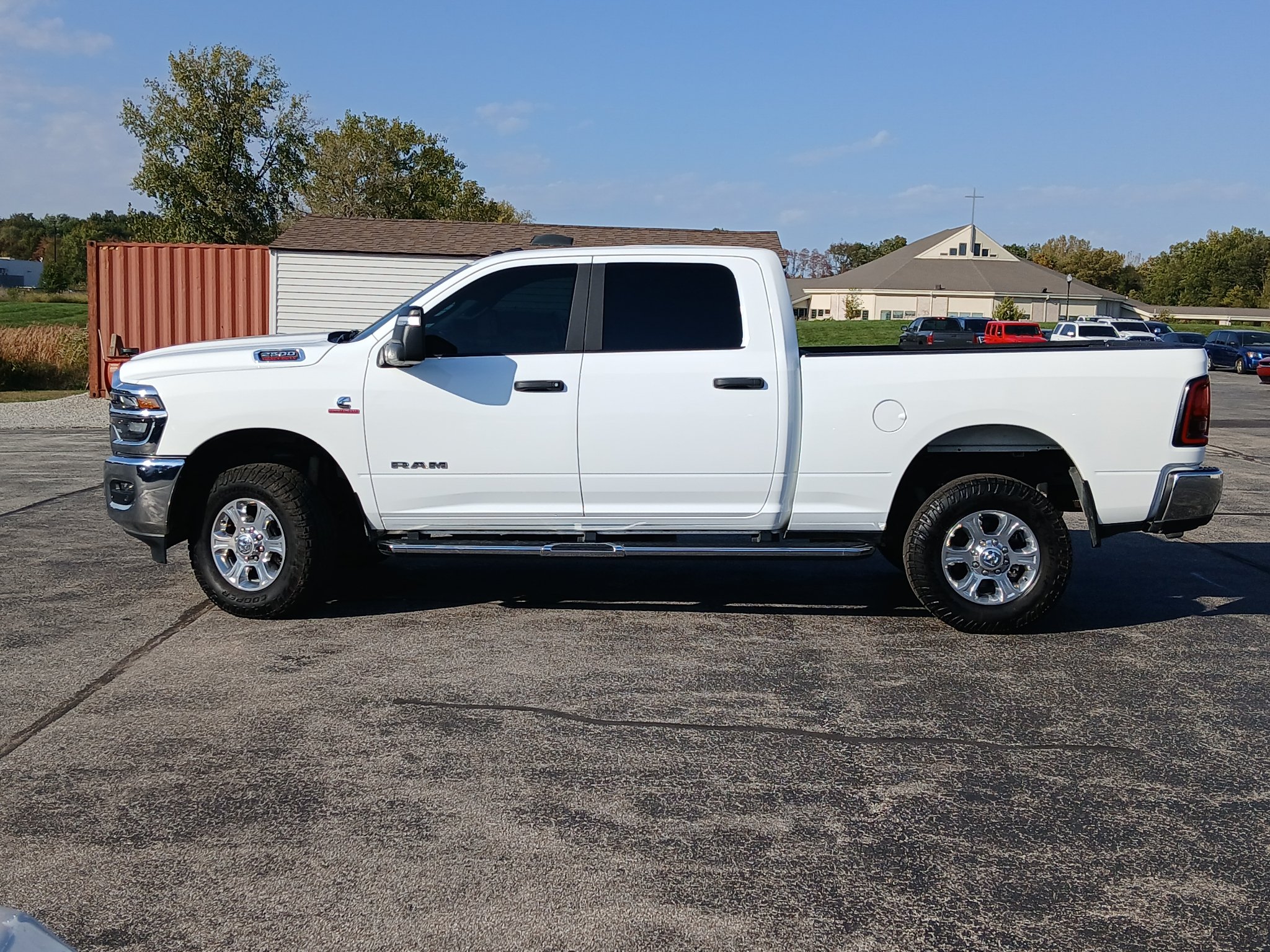 Used 2025 Bright White Clearcoat Ram Big Horn image 2