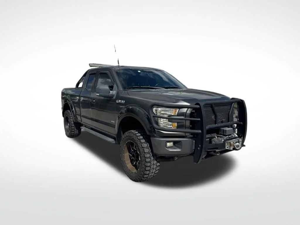 Used 2017 Shadow Black Ford Lariat image 2