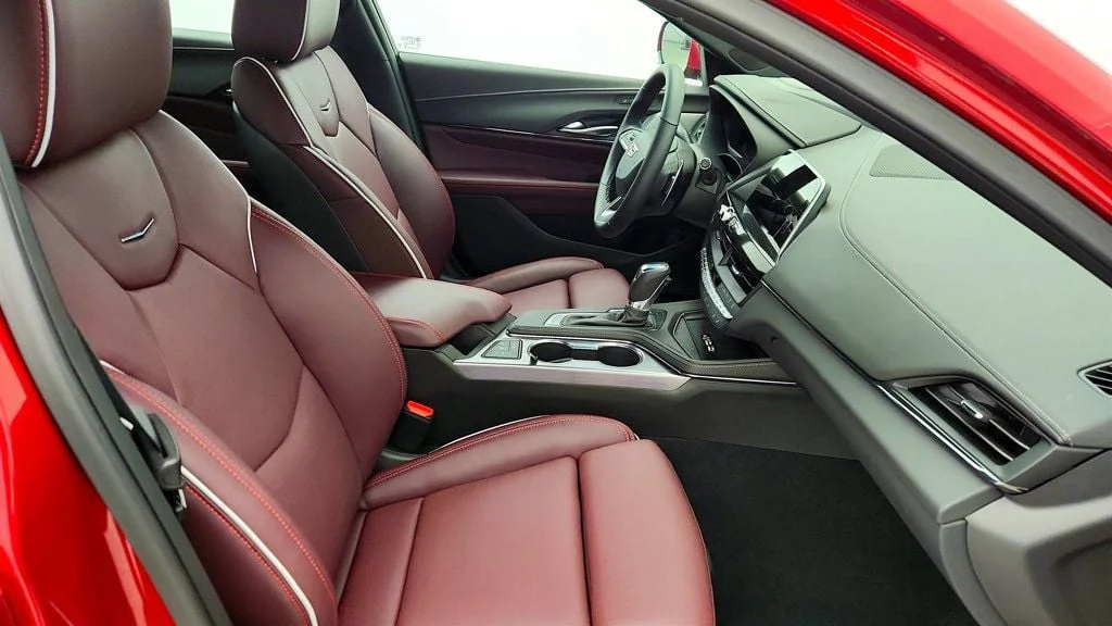 Used 2025 Radiant Red Tintcoat Cadillac 4dr Sedan Sport with 19