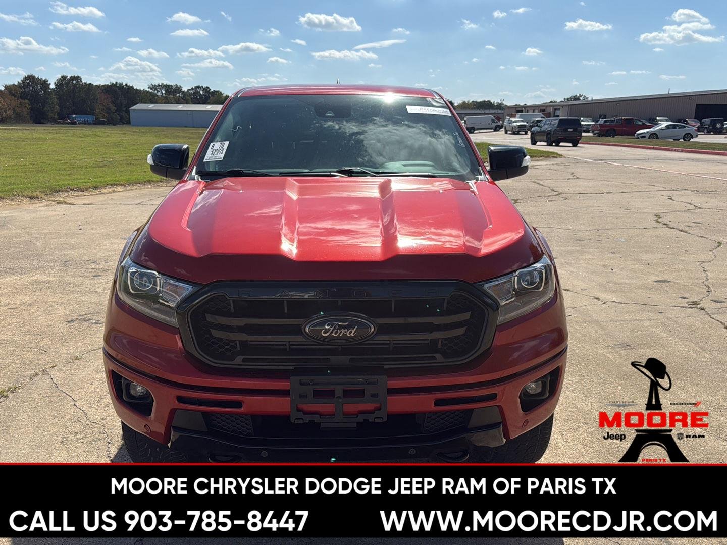 Used 2022 HOT PEPPER RED ME FORD TRUCK LARIAT image 2