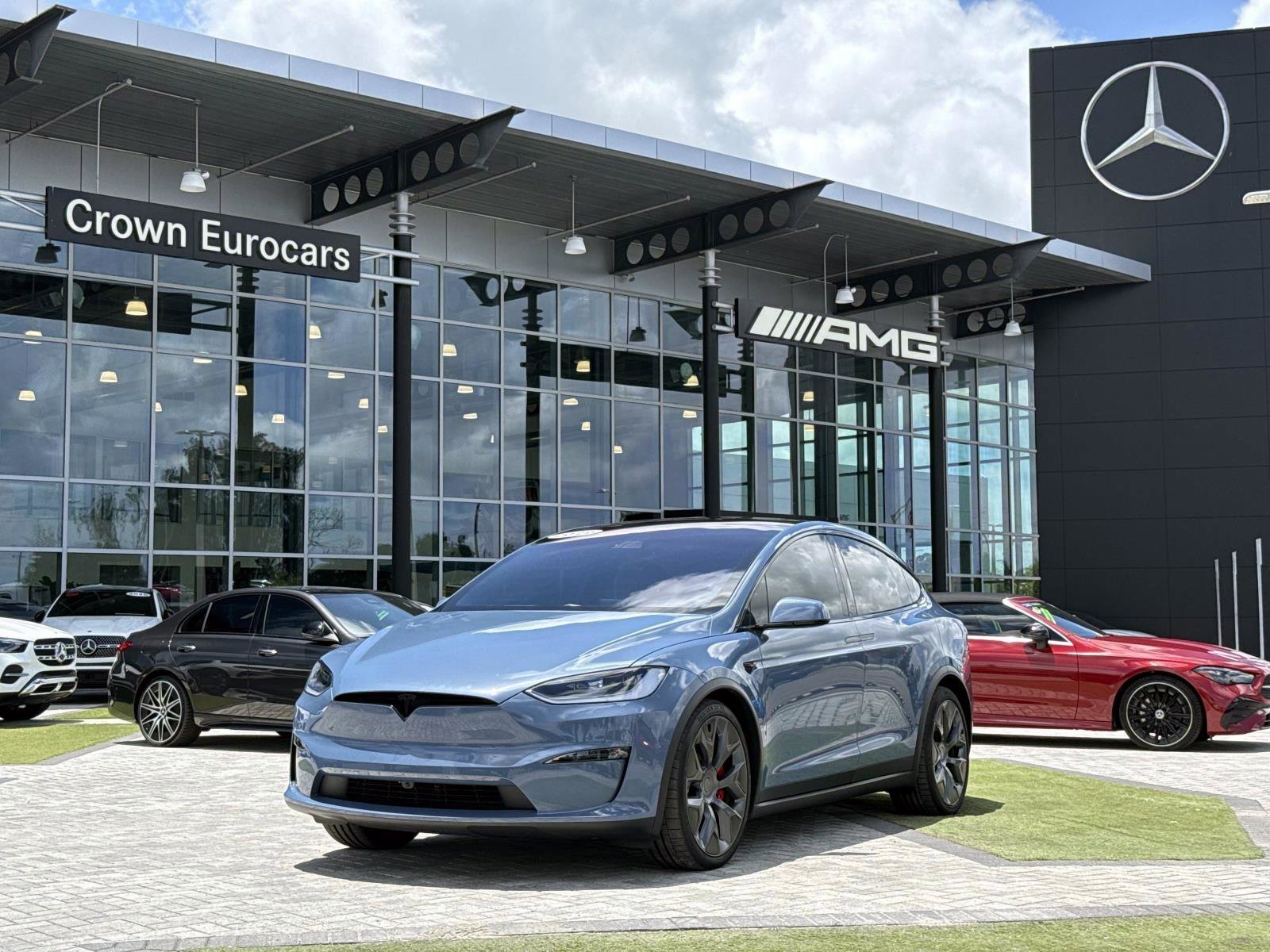 Frost Blue Metallic 2026 Tesla Model X Plaid AWD SUV / Crossover All-Wheel Drive