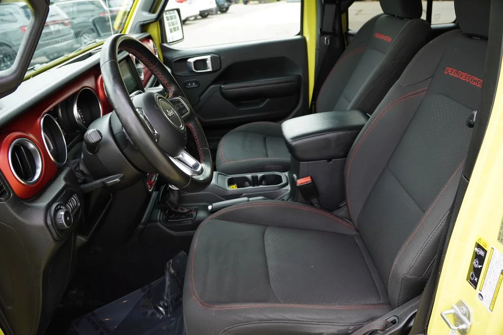 Used 2022 High Velocity Clearcoat Jeep Unlimited Rubicon image 17