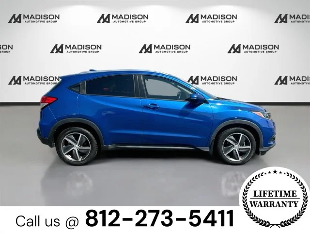 Certified Used 2022 Blue Honda EX-L image 4