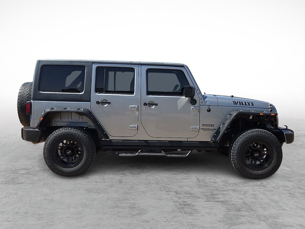 Used 2016 Billet Silver Metallic Clearcoat Jeep Unlimited Sport image 12