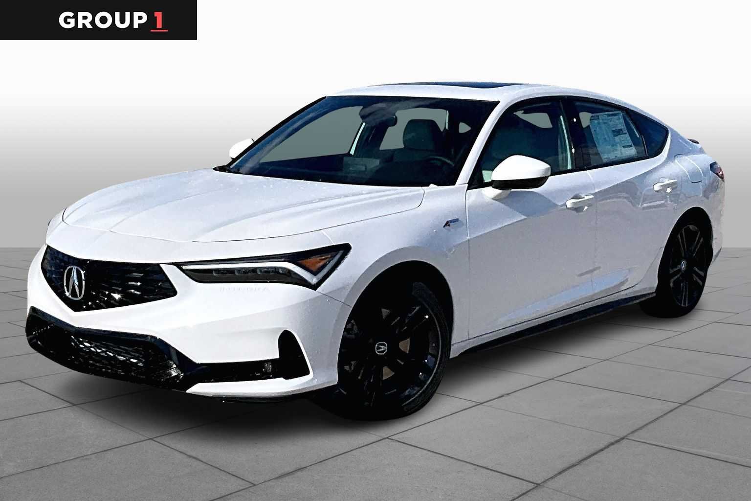 Platinum White Pearl 2026 Acura Integra FWD with A-SPEC Package Sedan Front-Wheel Drive