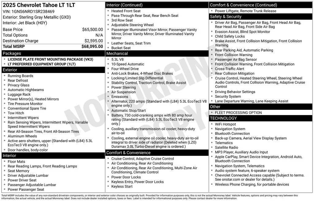 Used 2025 Gray Chevrolet LT image 2