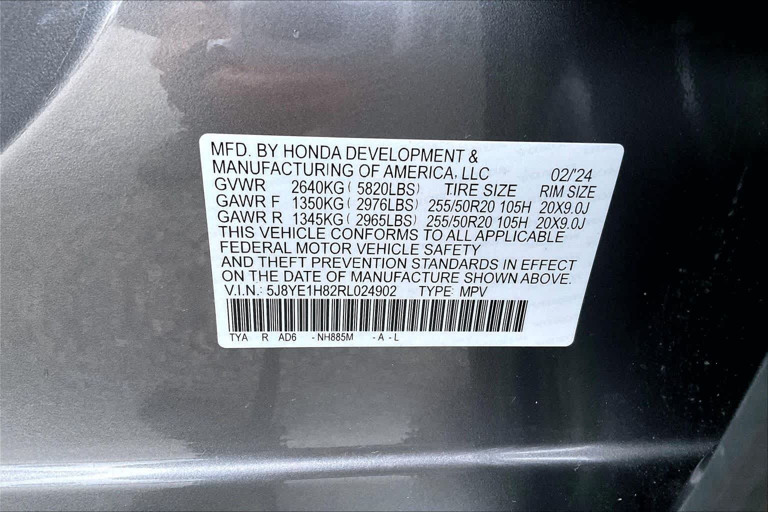 Certified Used 2024 Liquid Carbon Metallic Acura SH-AWD ADVANCE image 33