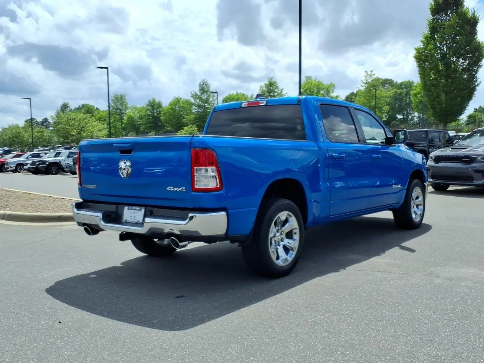 Used 2022 Hydro Blue Pearlcoat Ram Big Horn image 2