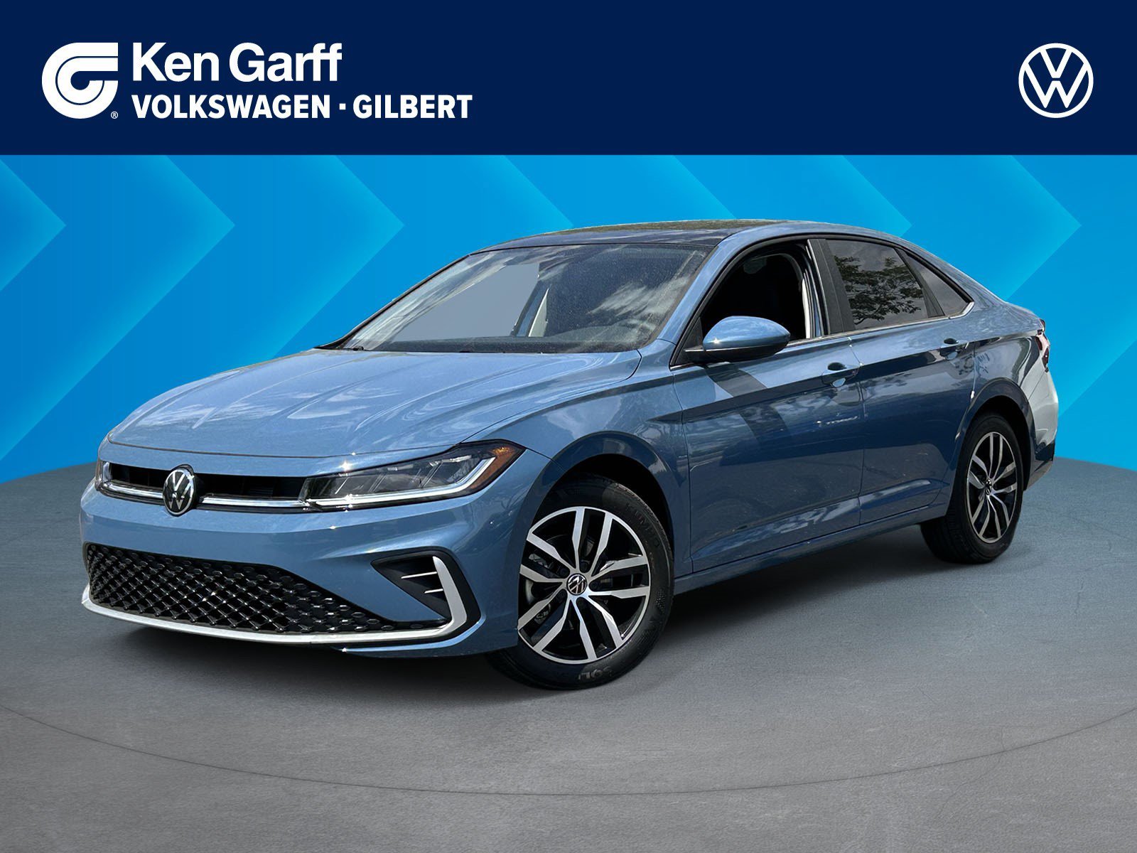 New 2026 Monterey Blue Pearl Volkswagen SE image 1