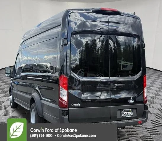 New 2026 Agate Black Metallic Ford Passenger Van XLT image 14
