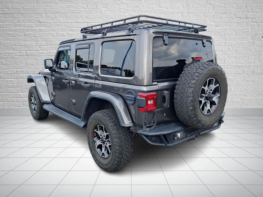 Used 2018 Granite Crystal Clearcoat Metallic Jeep Unlimited Rubicon image 7
