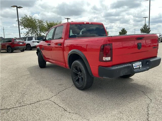 Used 2024 Flame Red Clearcoat RAM SLT 4x4 Crew Cab 5.6 ft. box 140 in. WB image 5