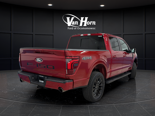 Used 2024 Rapid Red Metallic Tinted Clearcoat Ford Lariat image 7