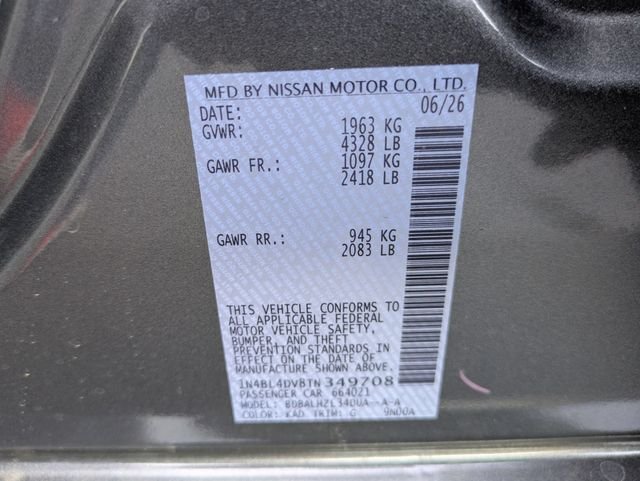 New 2026 Gun Metallic Nissan 2.5 SV image 28