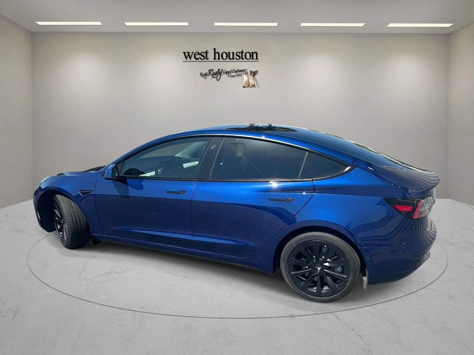 Used 2022 Blue Tesla RWD image 10