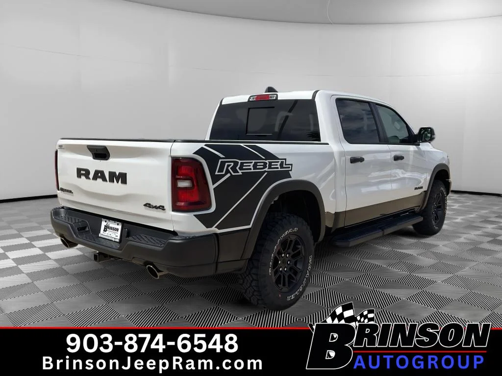 New 2026 Bright White Clearcoat Ram Rebel image 5