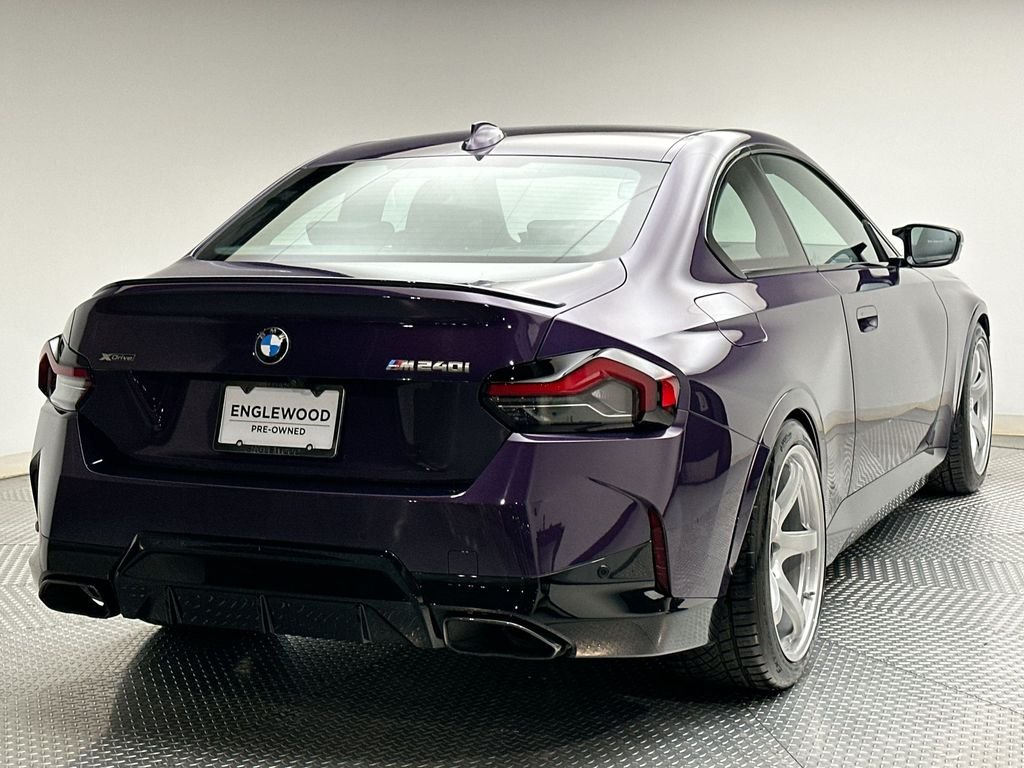 Used 2022 Thundernight Metallic BMW M240i xDrive image 13