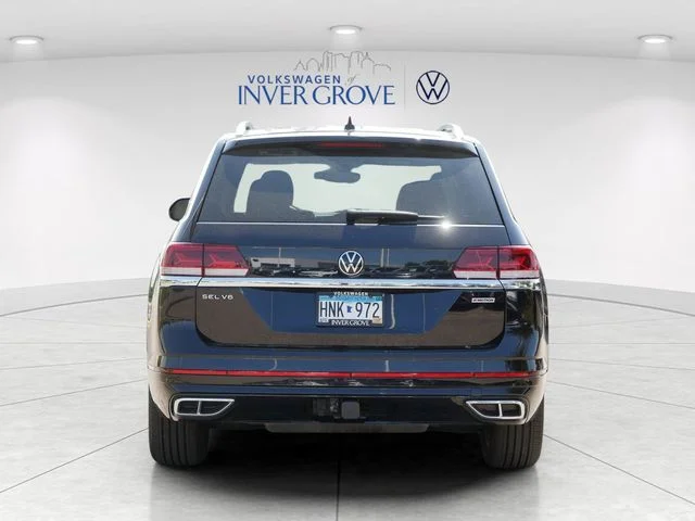 Certified Used 2022 Black Volkswagen 3.6L V6 SEL R-Line image 6