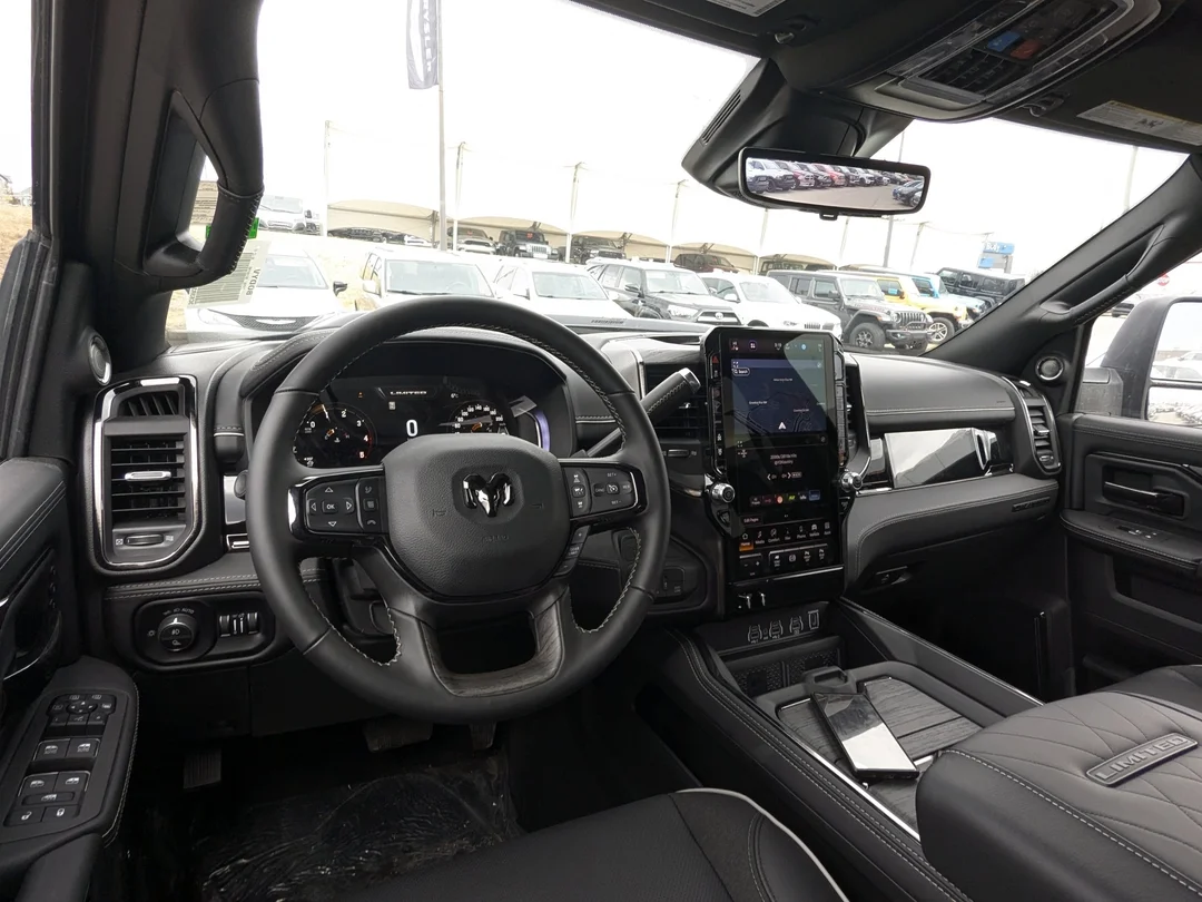 New 2026 Black RAM Limited - - 5th Wheel/Gooseneck Prep - 360 Cameras - Sunroof & More! image 25