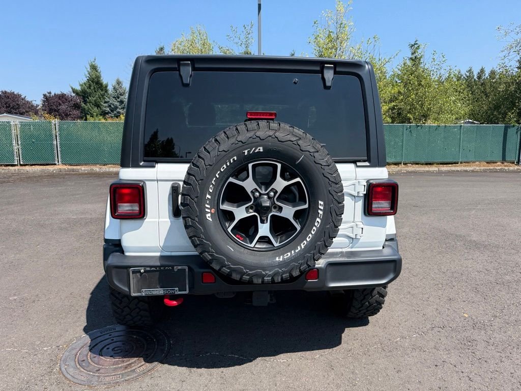 Used 2023 Bright White Clearcoat Jeep Rubicon image 6