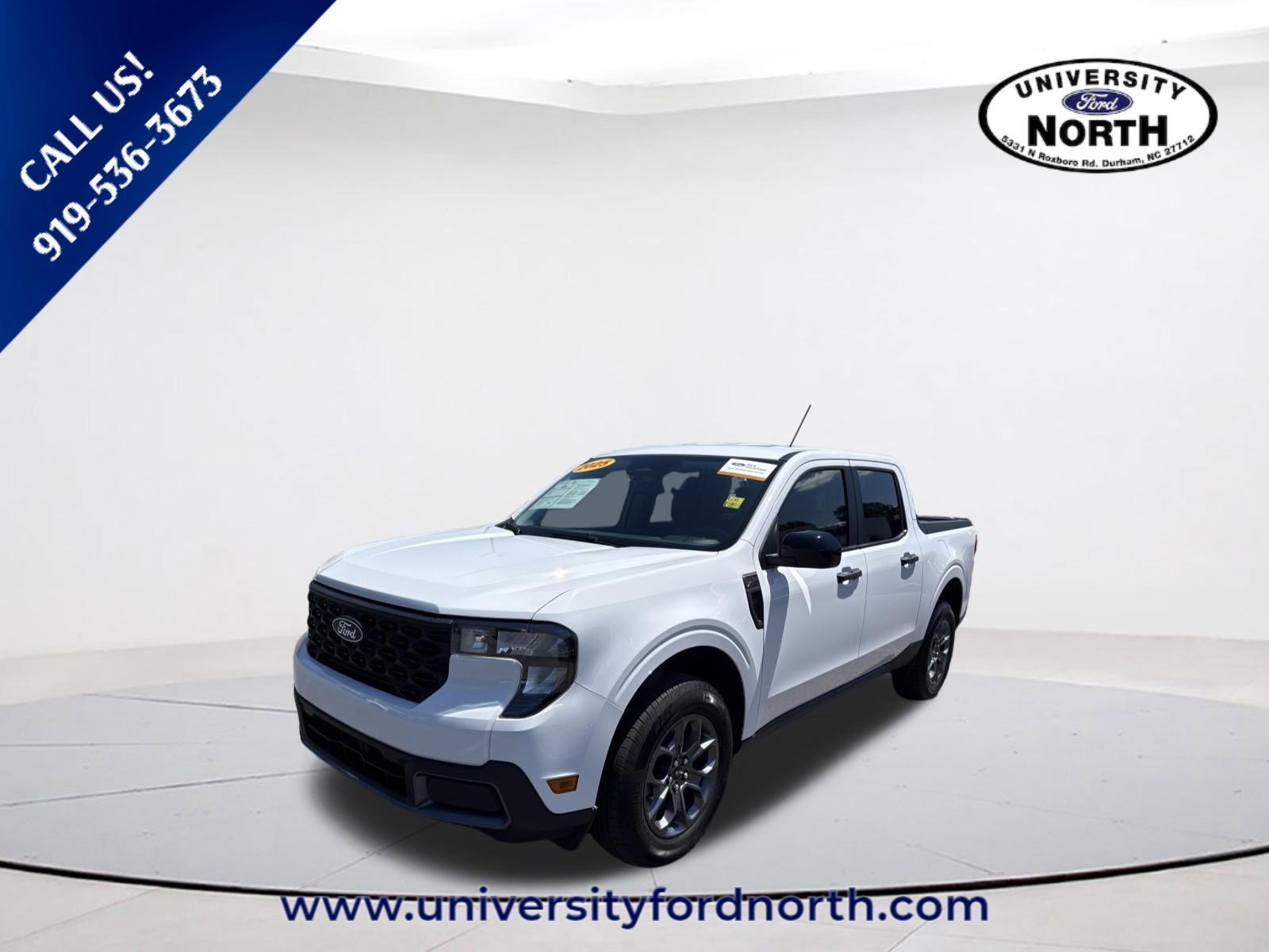 Used 2025 Oxford White Ford XLT image 3