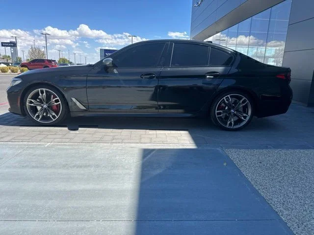 Used 2021 Black BMW M550i xDrive image 8