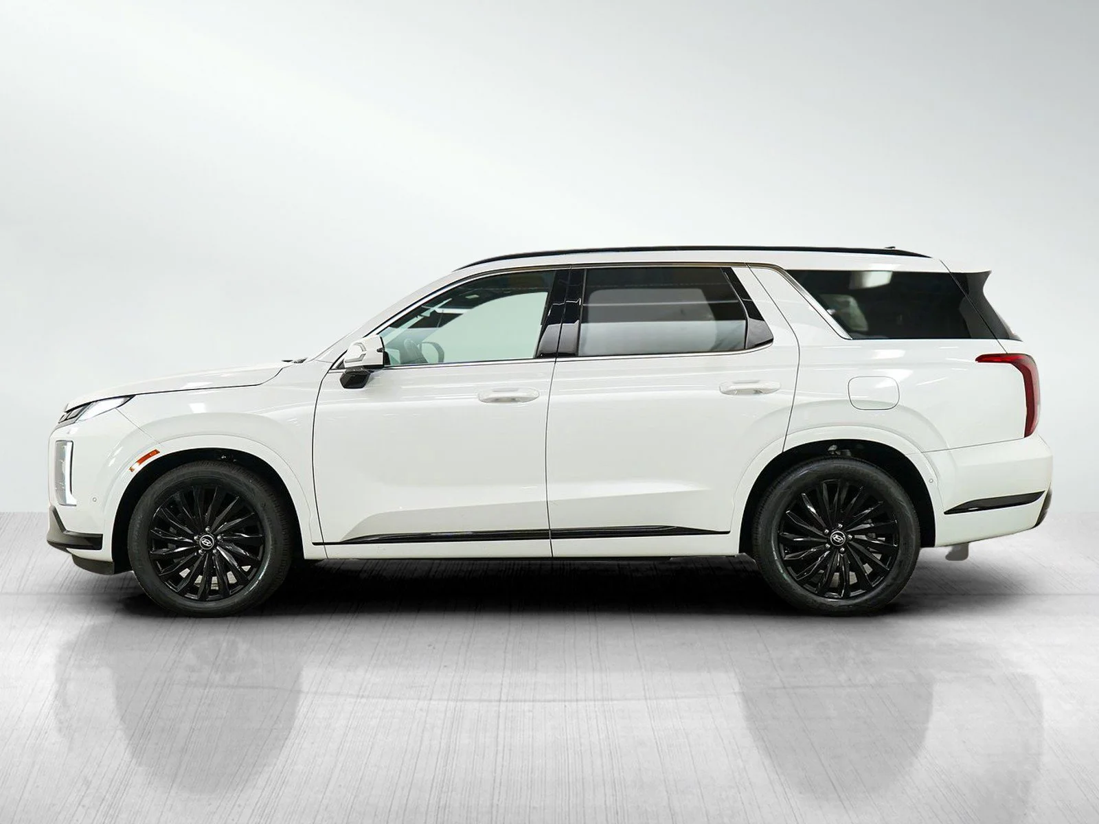 Certified 2025 Hyundai Palisade Calligraphy Night Edition with VIN KM8R7DGE9SU876424 for sale in Minneapolis, Minnesota