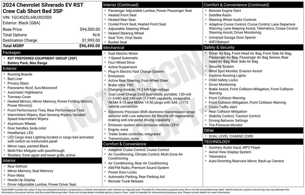 2024 Chevrolet Silverado EV RST - Photo 119