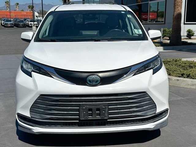 Certified Used 2021 Super White Toyota LE image 2
