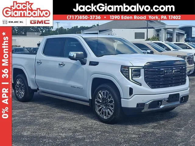 New 2026 Glacier White Tricoat GMC Denali Ultimate image 1