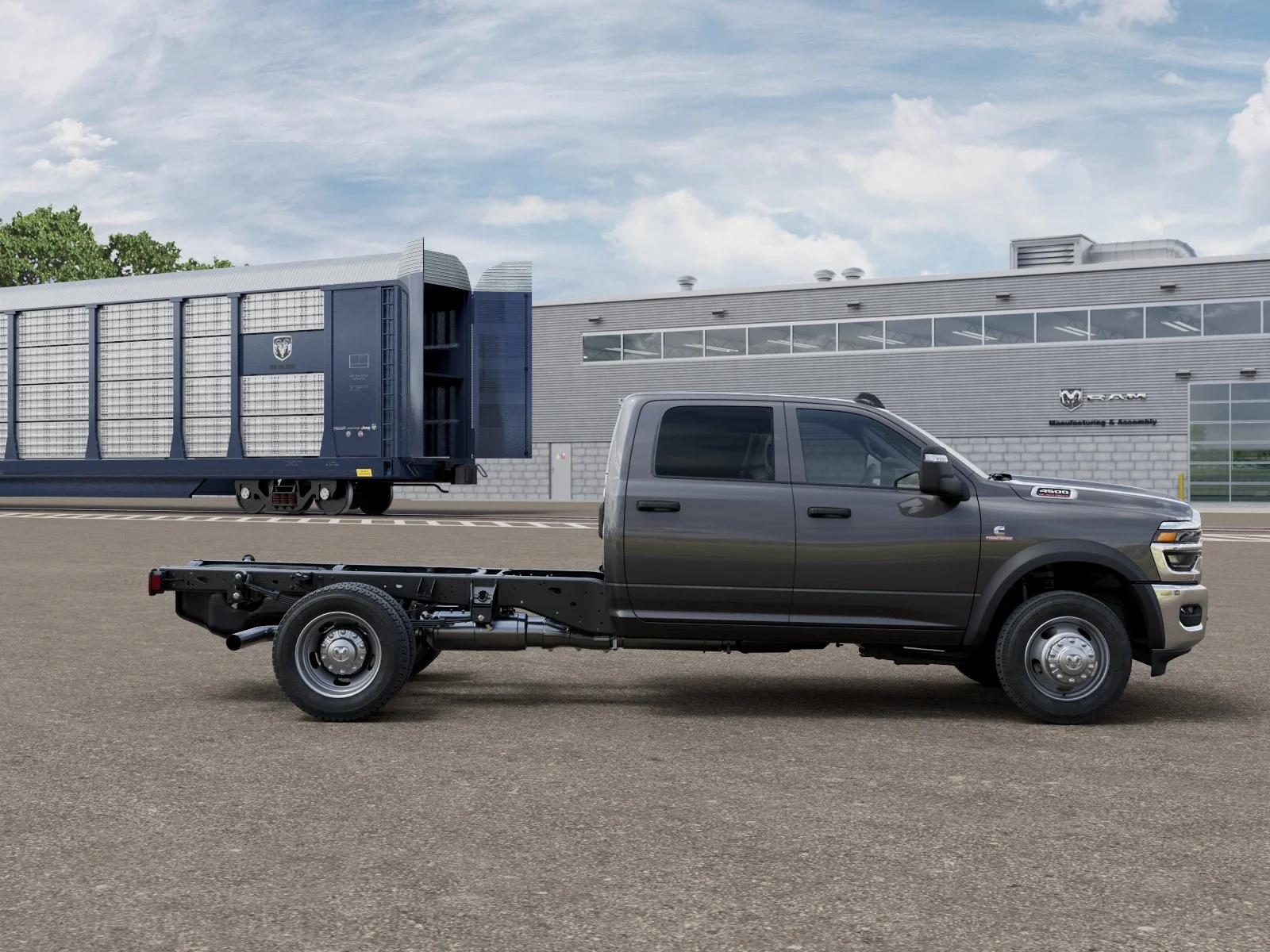 New 2027 Granite Crystal Metallic Clear-Coat Paint RAM TRADESMAN image 12