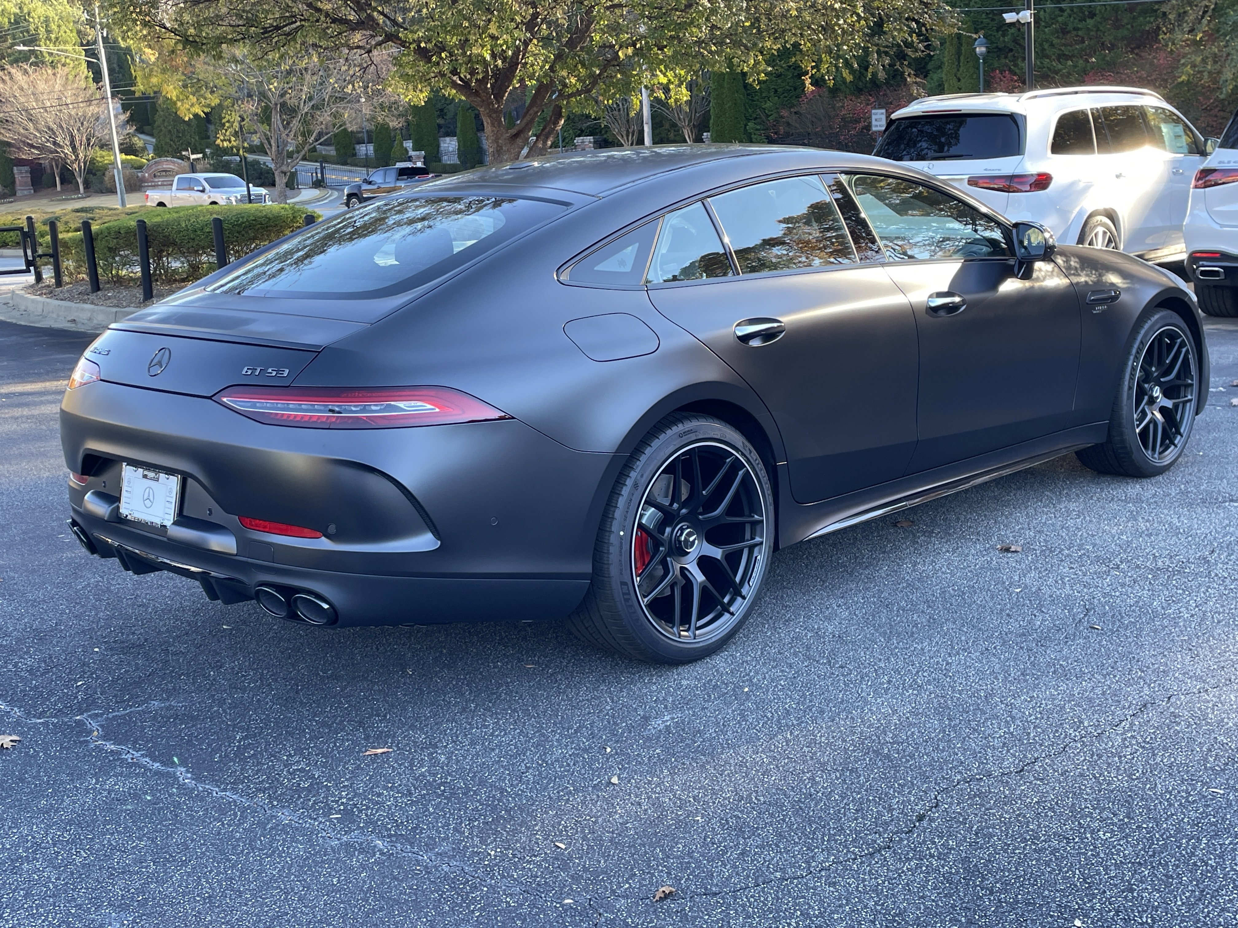 New 2026 MANUFAKTUR Graphite Grey Magno Mercedes-Benz AMG® GT 53 4-Door Coupe image 6