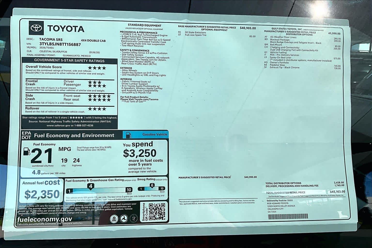 New 2026 Celestial Silver Metallic Toyota SR5 image 19