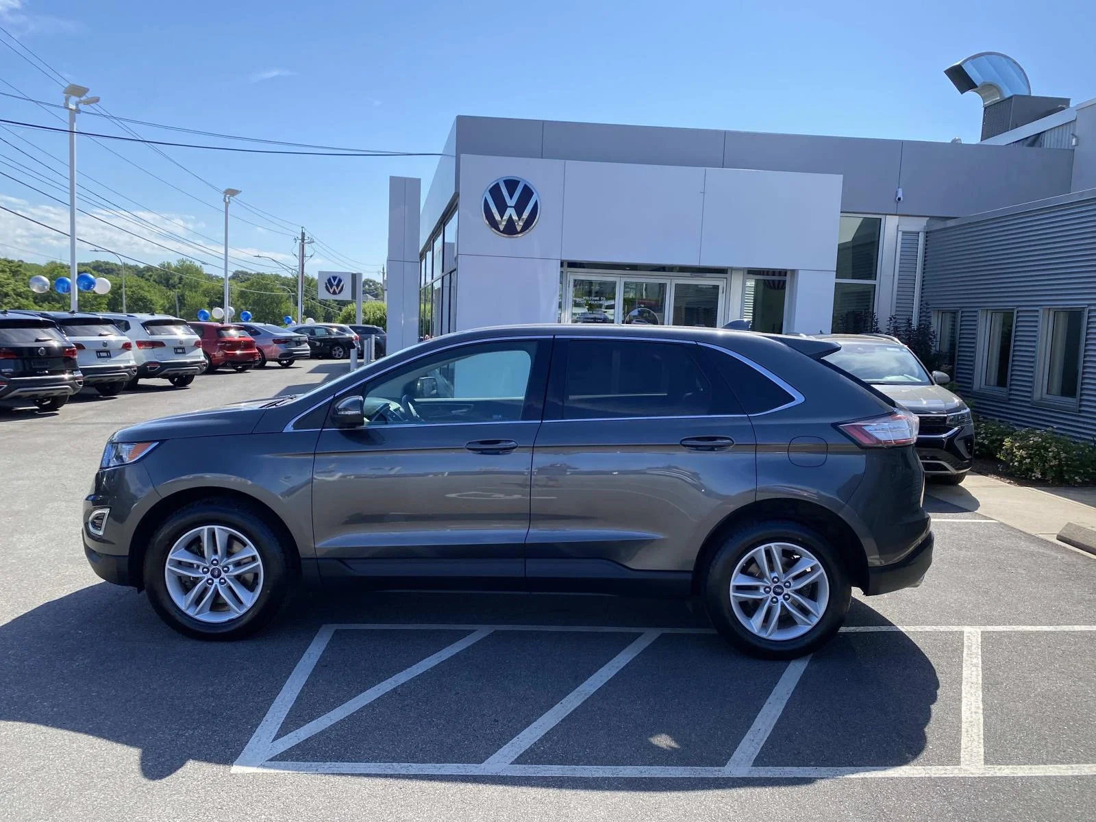Used 2018 Ford Edge SEL with VIN 2FMPK4J80JBB29582 for sale in East Providence, RI