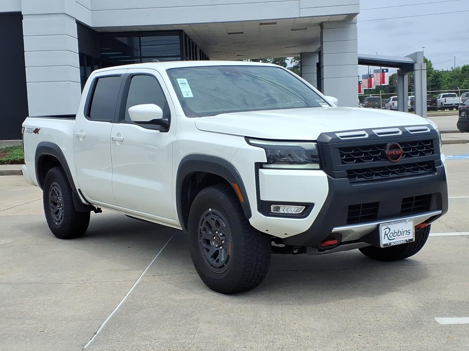 2026 Nissan Frontier PRO-4X White at Robbins Nissan