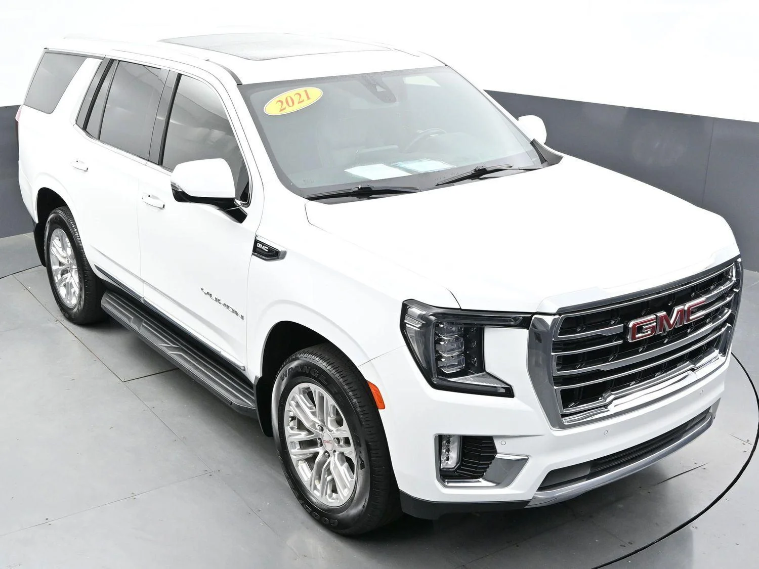 Used 2021 Summit White GMC SLT image 46