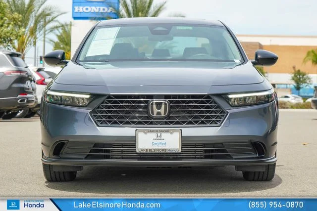 Certified Used 2025 Meteorite Gray Metallic Honda 1.5T SE image 2