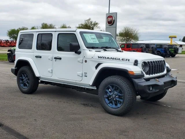 New 2026 Bright White Clear-Coat Exterior Paint Jeep 85th Anniversary image 2