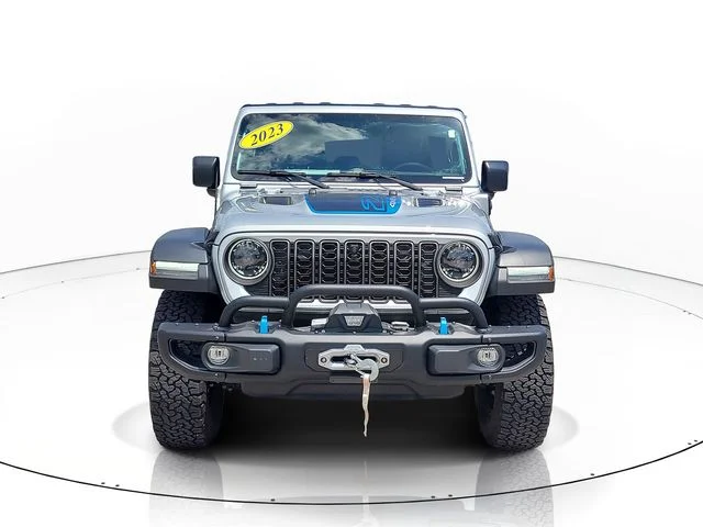 Used 2023 Silver Jeep Rubicon 20th Anniversary Edition 4xe image 2