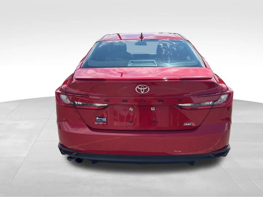 Used 2025 Red Toyota SE image 4