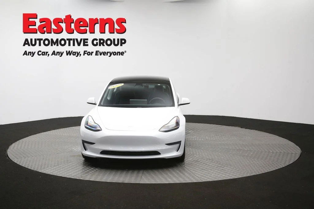 Used 2021 White Tesla Standard Range Plus image 47
