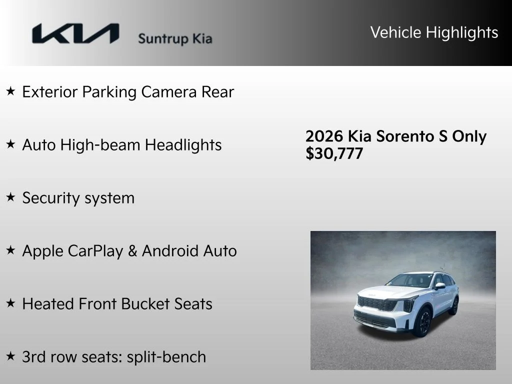 2026 Kia Sorento S - Photo 16
