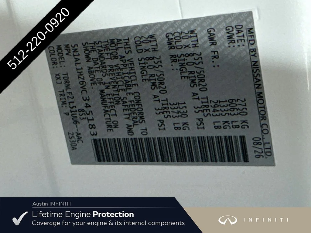 New 2027 White INFINITI Autograph image 44